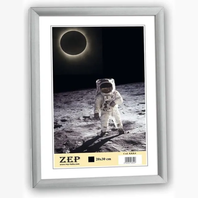 Zep Kunststof Fotolijst New Easy Zilver voor foto formaat 30x30 - KL13