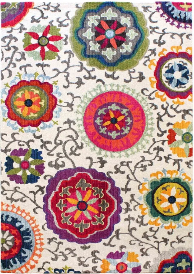 Eazy Living Easy Living - colores-col-01 Vloerkleed - 160x230 - Rechthoek - Laagpolig Tapijt - Modern - Meerkleurig