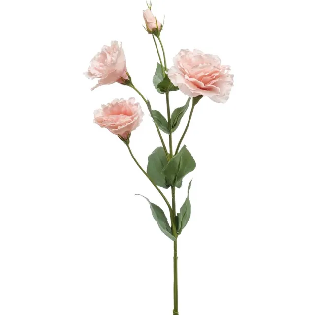 Natuurlijk Bloemen Kunstbloemen - Zijde Bloemen - Nep bloemen Luxe Bloemen - Lisianthus 68 cm - Natuurlijk Bloemen Roze Lisianthus