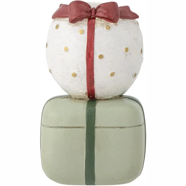 Bloomingville Wish kandelaar, polyresin, groen, Ø5xH9 cm Multicolour