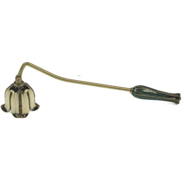 Meander elegant home accesoires Kaarsendover goudkleurig crème
