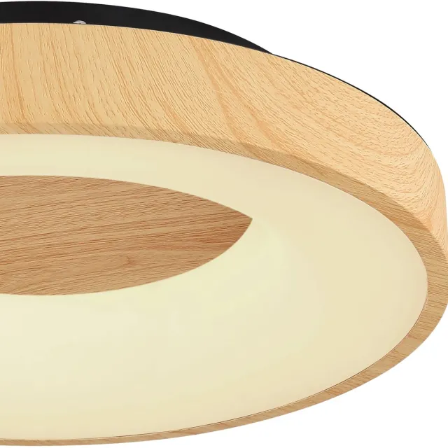 Globo plafonniere - Jolli - naturel - metaal - Ø 40cm - LED - 41758-30