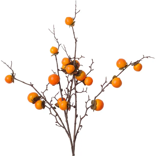 Clayre & Eef Kunstbloem Oranje Kunststof