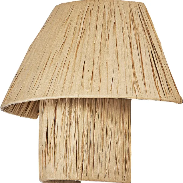 Osram Decor decoratieve wandlamp met bamboe lampenkap, 280 mm, E27-versie, IP20, bruin
