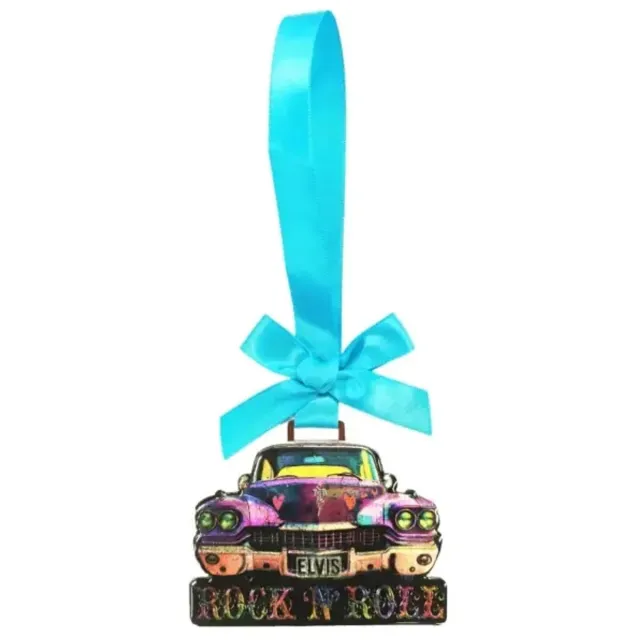 Elvis Presley Pink Cadillac Rock ’n’ Roll Ornament