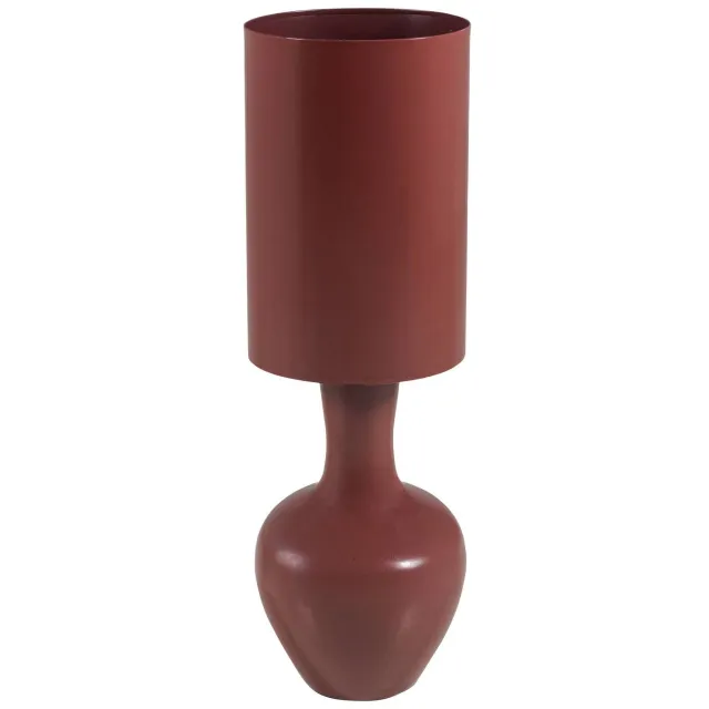 WOOOD Loa Tafellamp XL - Metaal - Hoogglans Rood - 100x33x33 red