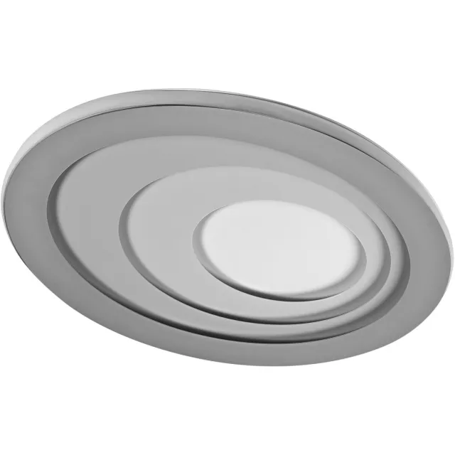 Osram Orbis Spiral LED plafondlamp Ovaal 485mm Grijs, Click-Dim 34W 3000K Warm Wit, CRI80, Metalen behuizing