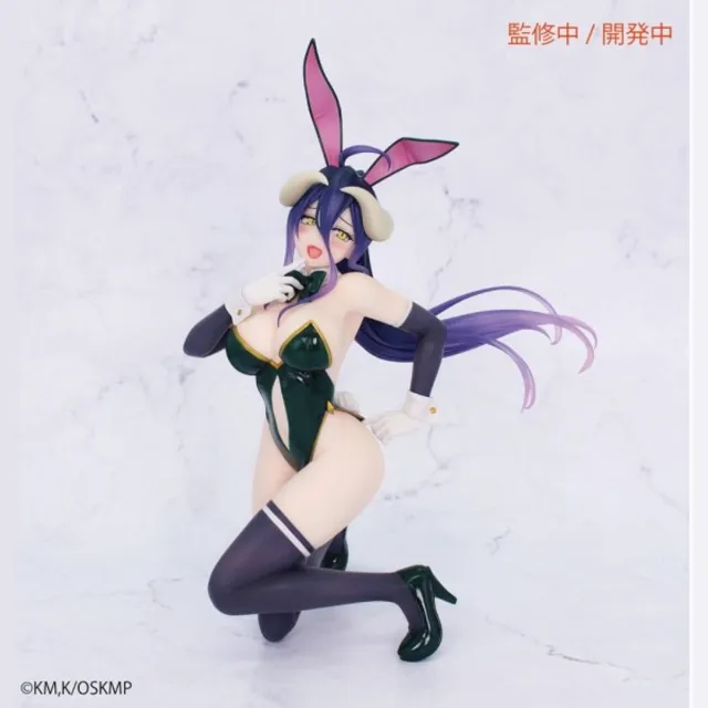 System Service Japanse Anime Figuur - Overlord One-Seventh Carat PVC Statue 1/7 Albedo Bunny Ver. 19 cm Meerkleurig