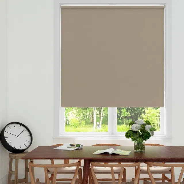 Decosol Rolgordijn Verduisterend - Zand (5790) - 120 x 190 cm