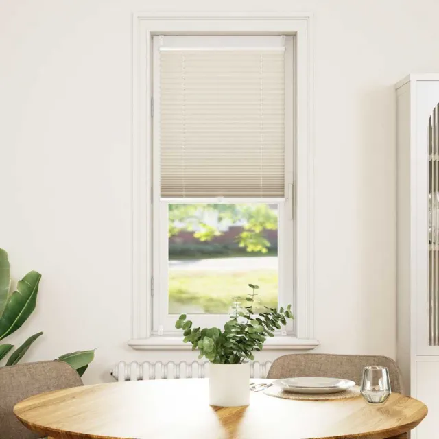 vidaXL Plisséjaloezie 40x150cm crème