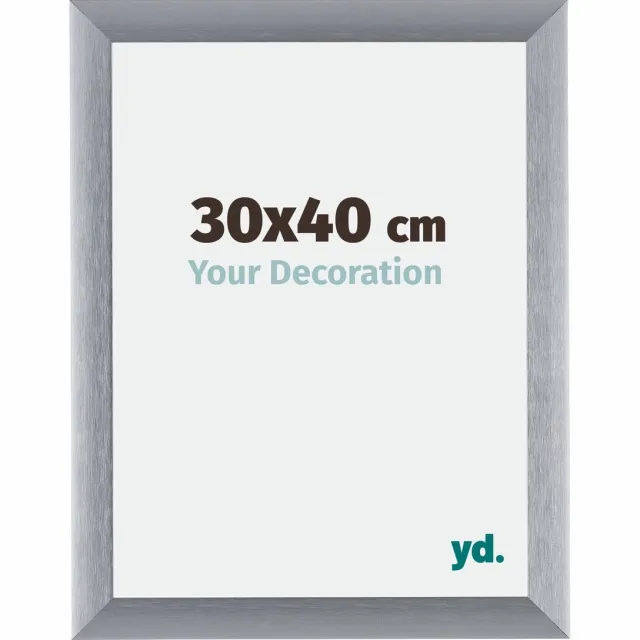 yd. Your Decoration - Fotolijst 30x40 cm - Aluminium - Zilver Geborsteld - Tucson