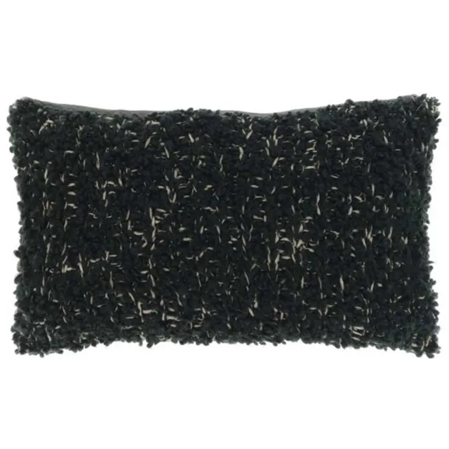 Unique Living D- Unique Living | Kussen Joey 40x60cm black | Kussen woonkamer of slaapkamer Zwart