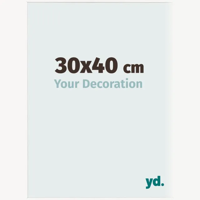 yd. Your Decoration - Fotolijst 30x40 cm - MDF - Wit Hoogglans - Bologna