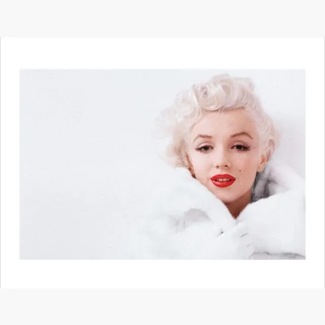 Pyramid Kunstdruk Marilyn Monroe - White 50x40cm Divers