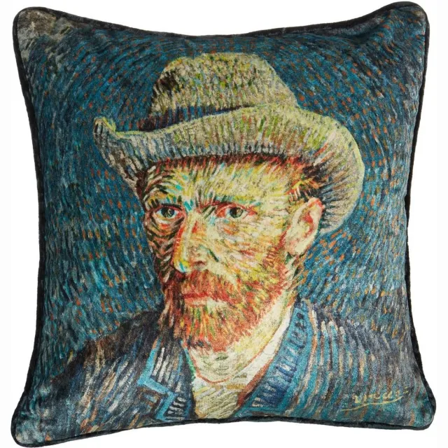 Van Gogh Museum Beddinghouse x Van Gogh Museum Van Gogh Sierkussen - 45x45 cm - Blauw
