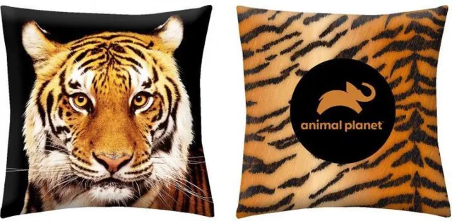 Animal Planet Kussen Tijger - 40 x 40 cm - Polyester Multi