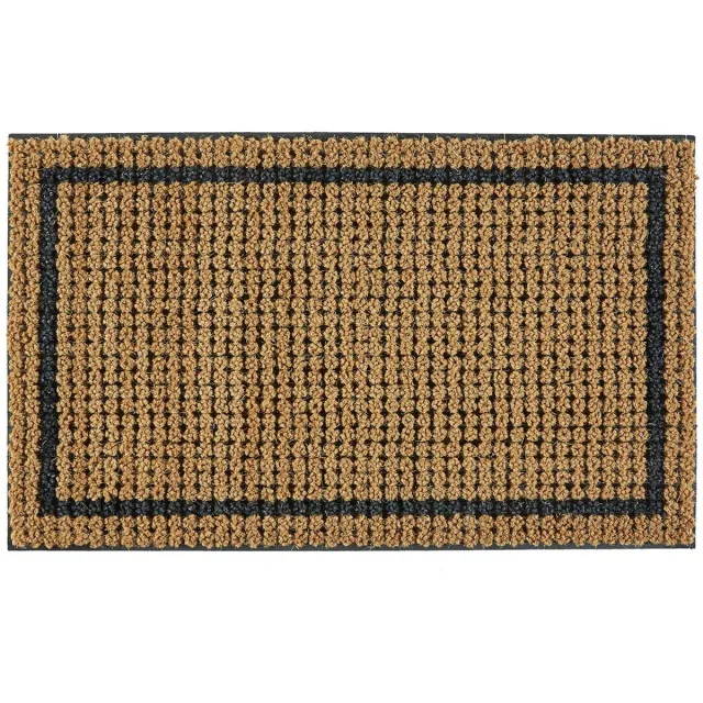 MD-Entree MD Entree - Deurmat - Kokosmat - Rivièra Border - 45 x 75 cm Bruin