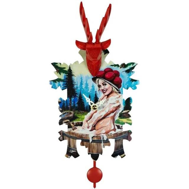 Trenkle 3402_PQ - Wandklok - kwarts - FantastiClock meerkleurig