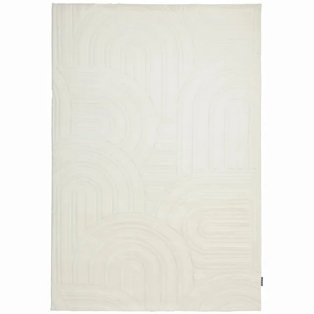 Dutch XXL Japandi Vloerkleed | Tapijt | Cosmic | Bogen | Wit