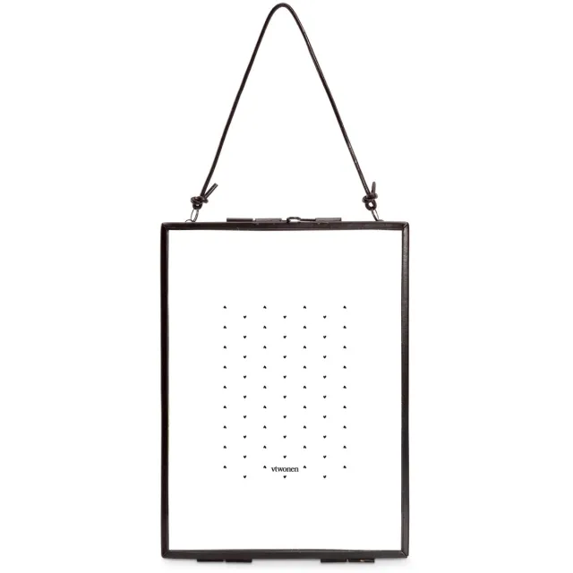vtwonen Photo Frame Metal Black with Lock 14x19x0.8cm Zwart