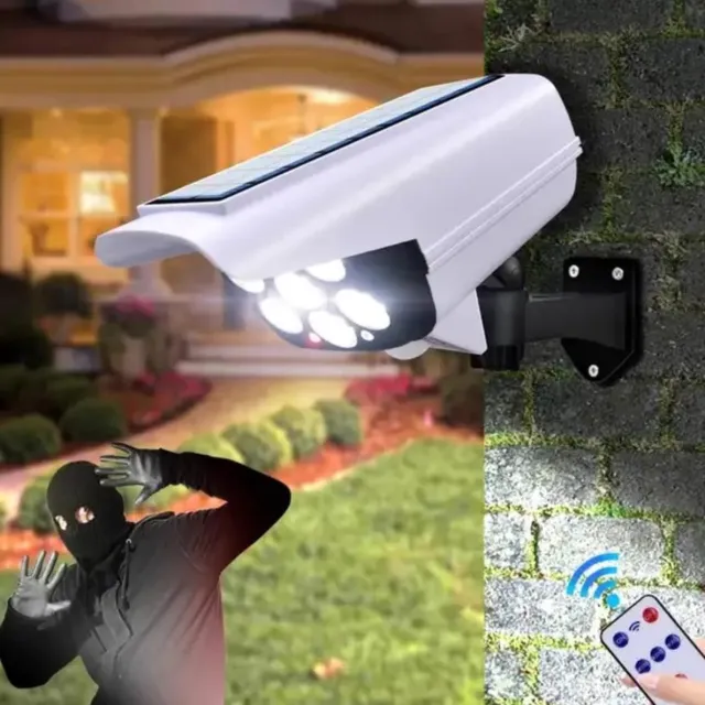 Gru LED solar schijnwerper - IP66 - Zone- Met bewegingssensor + schemersensor - witte