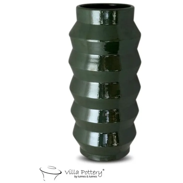 Villa Pottery Bloomvibe Vaas Groen 17 x 17 x 34 grijs