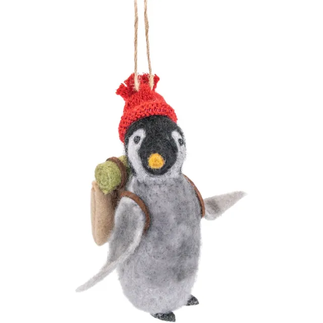 Sass & Belle Kersthanger Pinguin - Sass & Belle zwart