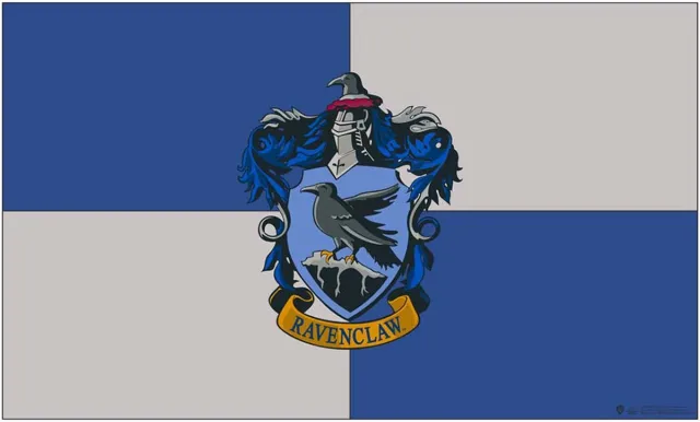 Sihir Dükkani Wizarding World - Harry Potter - Deurmat - Ravenklauw Kuif 45x75cm Blauw