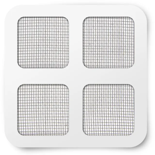 Garden Of Eden 4x Vliegengordijn Muskietengaas Reparatie Patch – Zelfklevend – 10x10 Cm – Grijs – 4 Stuks – Geschikt Voor Horren, Insectengaas En Vliegengaas [11610GY]