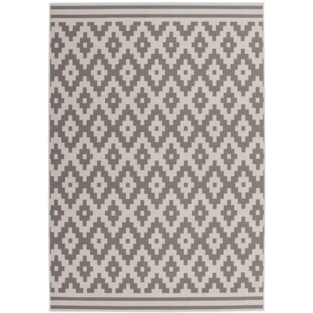 Dutch XXL Scandinavisch Vloerkleed | Tapijt | Now | Ruiten | Taupe