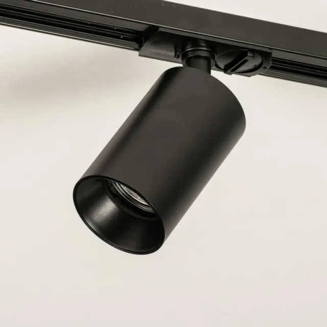 Lumidora Railspot 74944 - AREZZA - 4 Lichts - GU10 - Zwart - Metaal