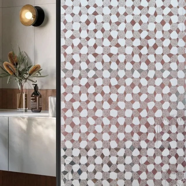 ZIA S & CO Glaswereld-Raamfolie HR++45x300cm-Zonwerend & Isolerend-Anti inkijk-Statisch-Ketting-Inclusief Rakel