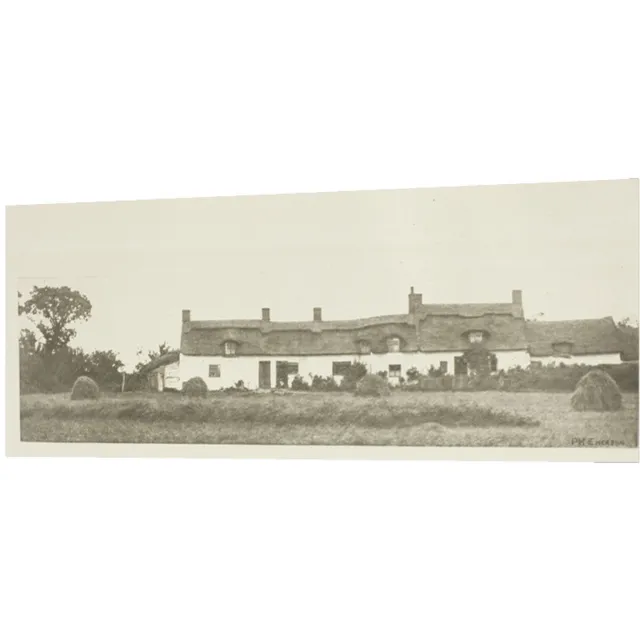 Printen.eu Poster - Norfolk Cottages - 45.5 x 17.8 cm Multicolor