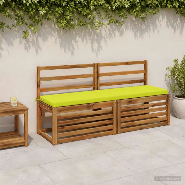 vidaXL Bankkussen SOEST 100% Polyester Helder groen 140 x 40 x 5 cm