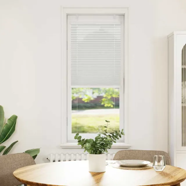 vidaXL Plissé rolgordijn 45x100 cm stofbreedte 44,4 cm lichtgrijs grijs