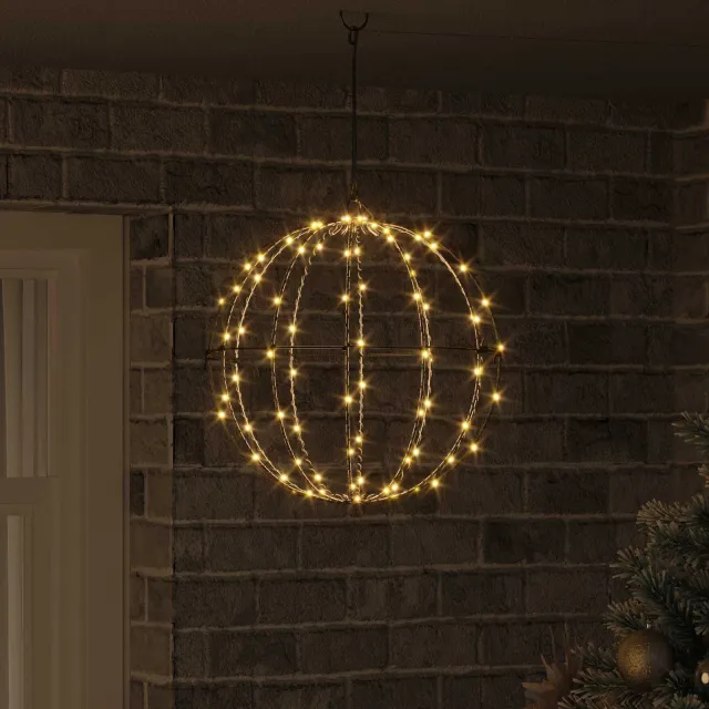 vidaXL Kerst Finial Licht 120 LED's Warmwit Dia. 40 x 42 cm
