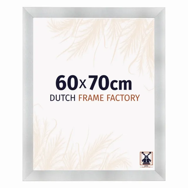 Dutch Frame Factory Fotolijst 60x70 cm - MDF - Aluminium Geborsteld - Praag