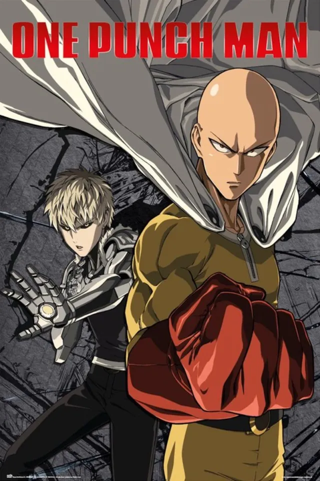 Grupo Erik Poster One Punch Man - Saitama vs, Genos 61x91,5cm Divers