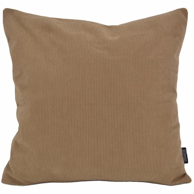 Gek op Kussens! Coco Taupe Ribfluweel Kussenhoes | Corduroy / Polyester | 45 x 45 cm