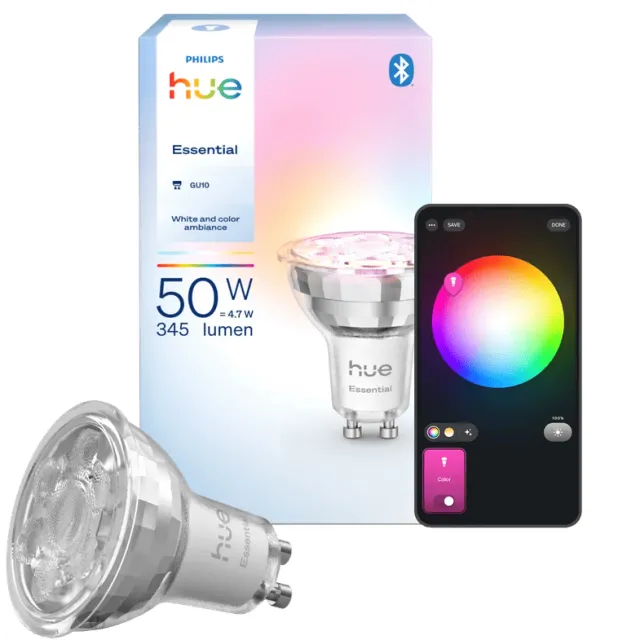 Philips Hue Essential White and Color GU10