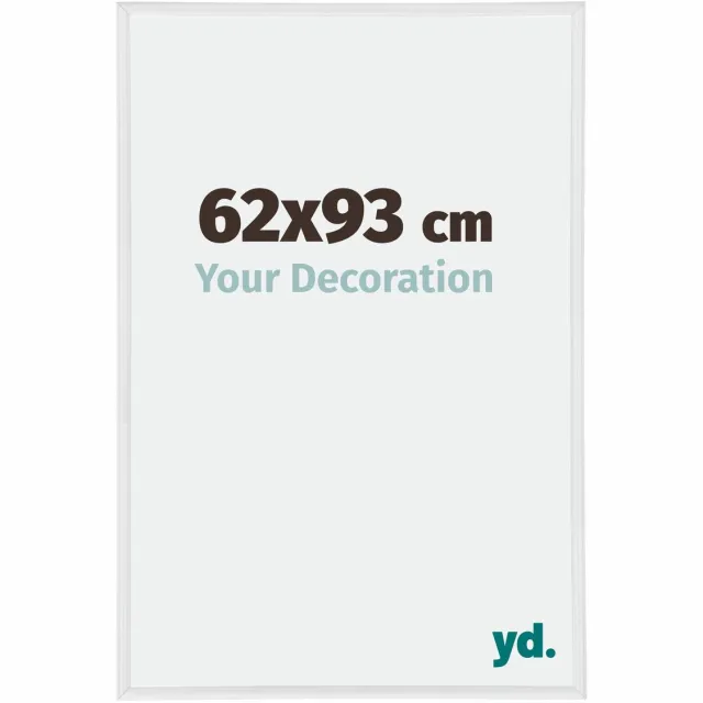 yd. Your Decoration - Fotolijst 62x93 cm - Kunststof - Wit Hoogglans - Annecy
