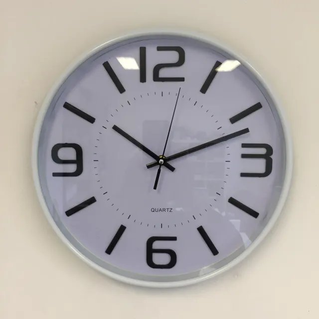 saramax Wandklok QUARTZ WIT 32 modern design