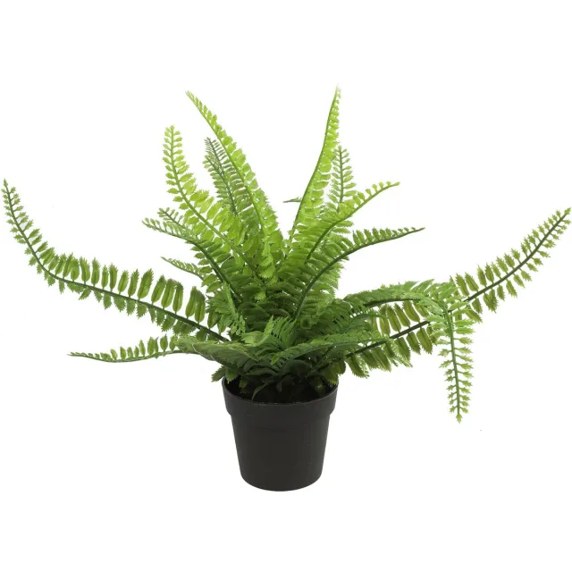 Countryfield Kunstplant Varen Monilophyta plant in bloempot - Groen - 25 x 36 cm