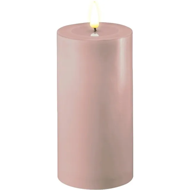 Deluxe Homeart Led Kaars Rose 7,5 x 15 cm