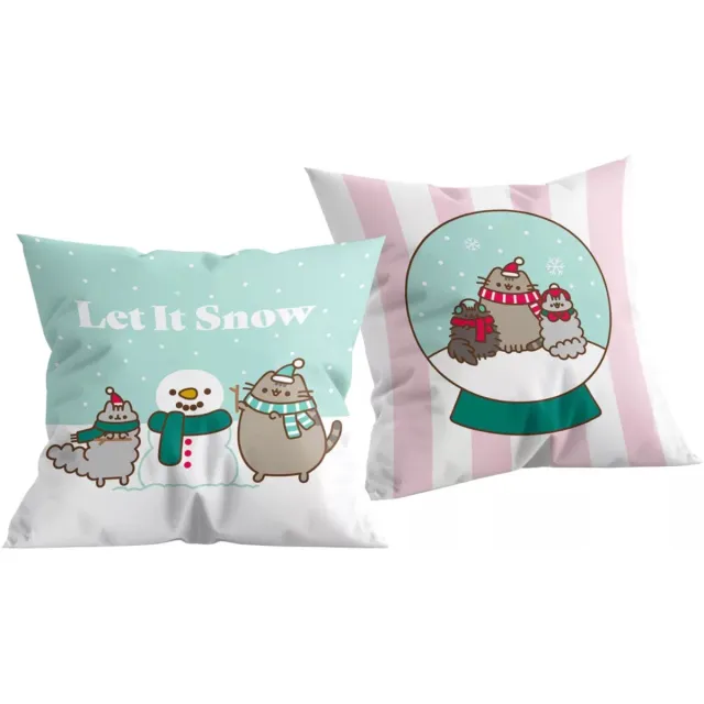 Pusheen Let it snow sierkussen 40 x 40 cm Multicolor