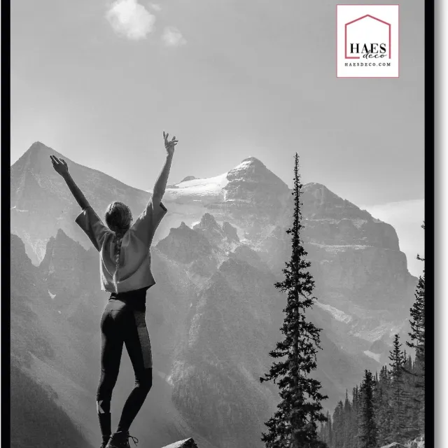HAES deco Kunststof fotolijst 40x50 zwart Easy Frame - EF7B