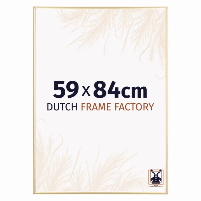 Dutch Frame Factory Fotolijst 59x84 cm - Aluminium - Goud - Kampen
