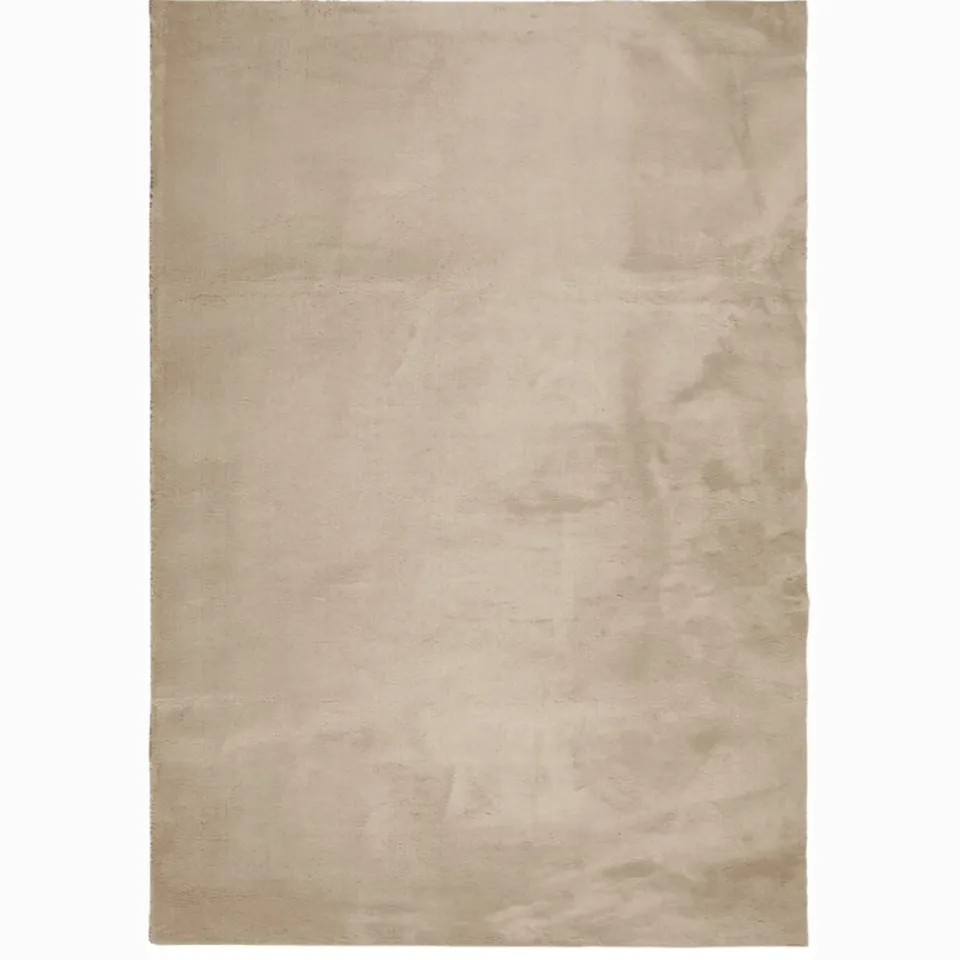 vidaXL Vloerkleed HUARTE laagpolig zacht wasbaar 120x170cm zandkleurig, foto 3