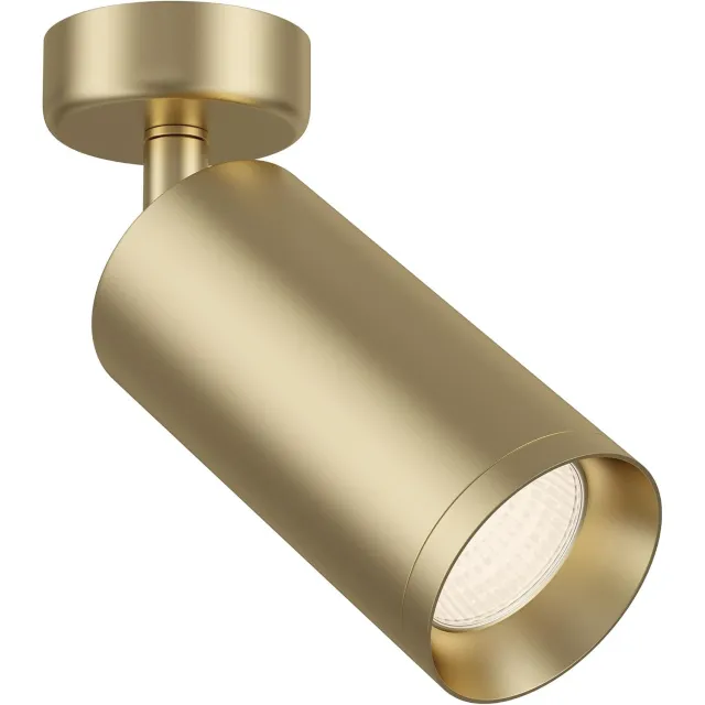 Maytoni plafondspot Focus mat goud – GU10 opbouwspot