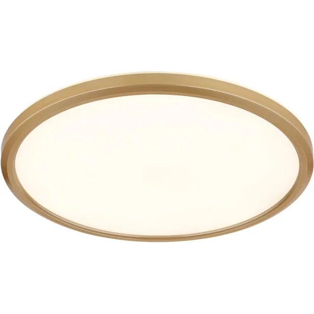 Globo Moderne LED Plafonnieres Sapana 1 Lichtpunt Rond Messing Kunststof Slaapkamer Gang/Hal Badkamer Keuken Dimbaar IP44 Diameter 29,5cm